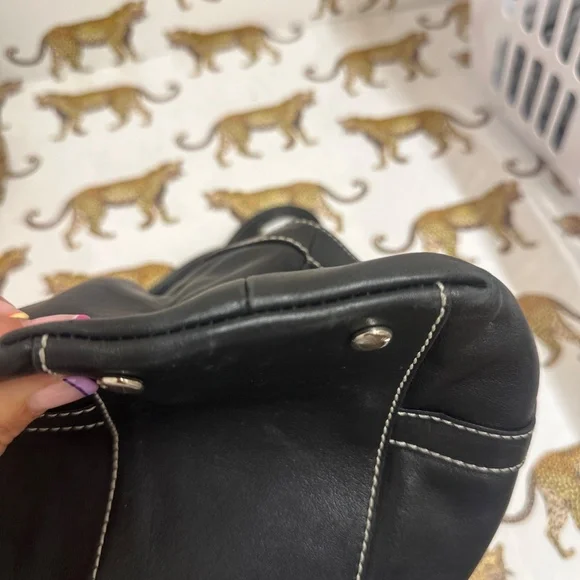 Hogan black leather shoulder bag - Picture 3 of 9